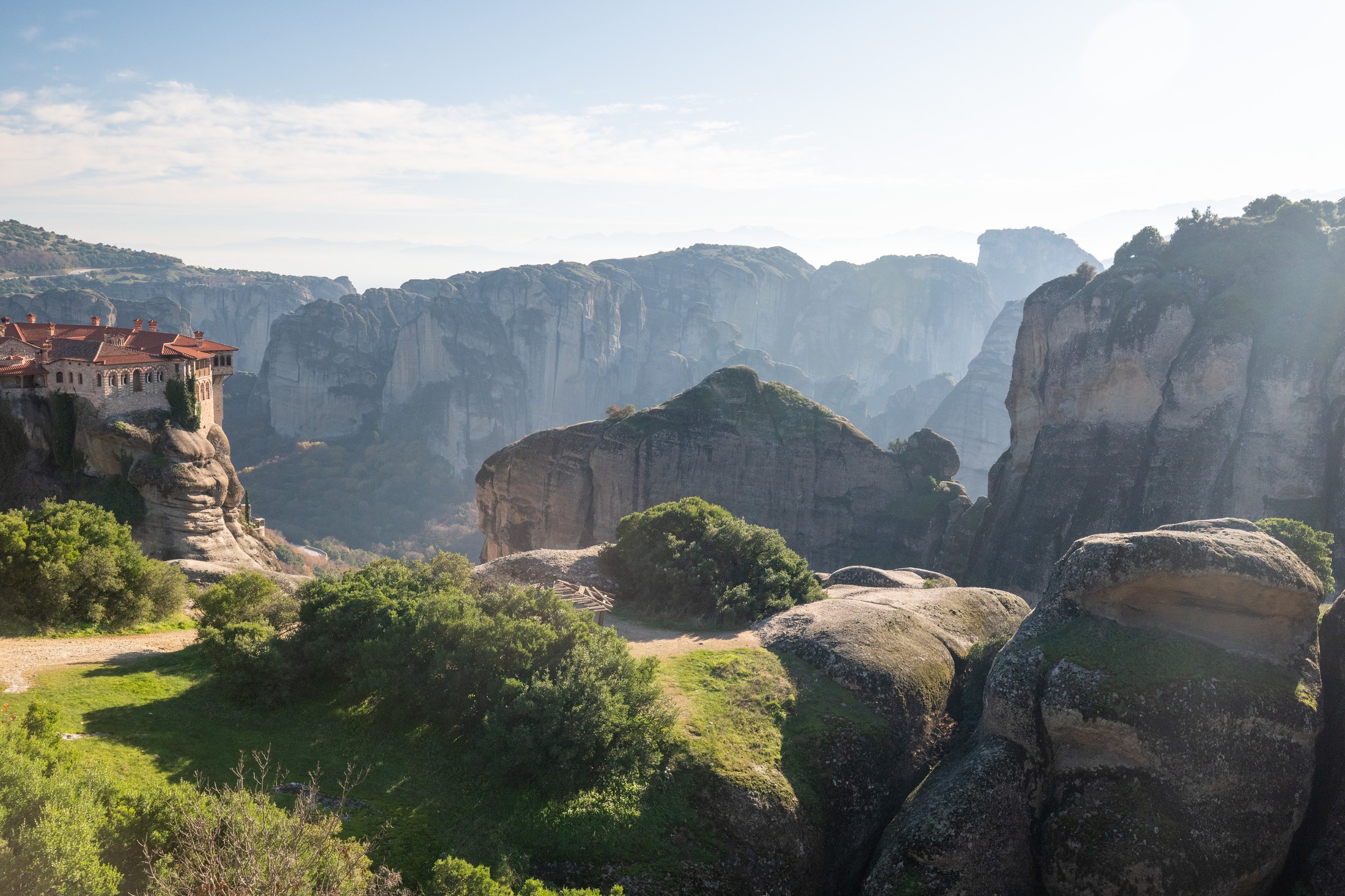 Main Viewing Platform at Meteora
