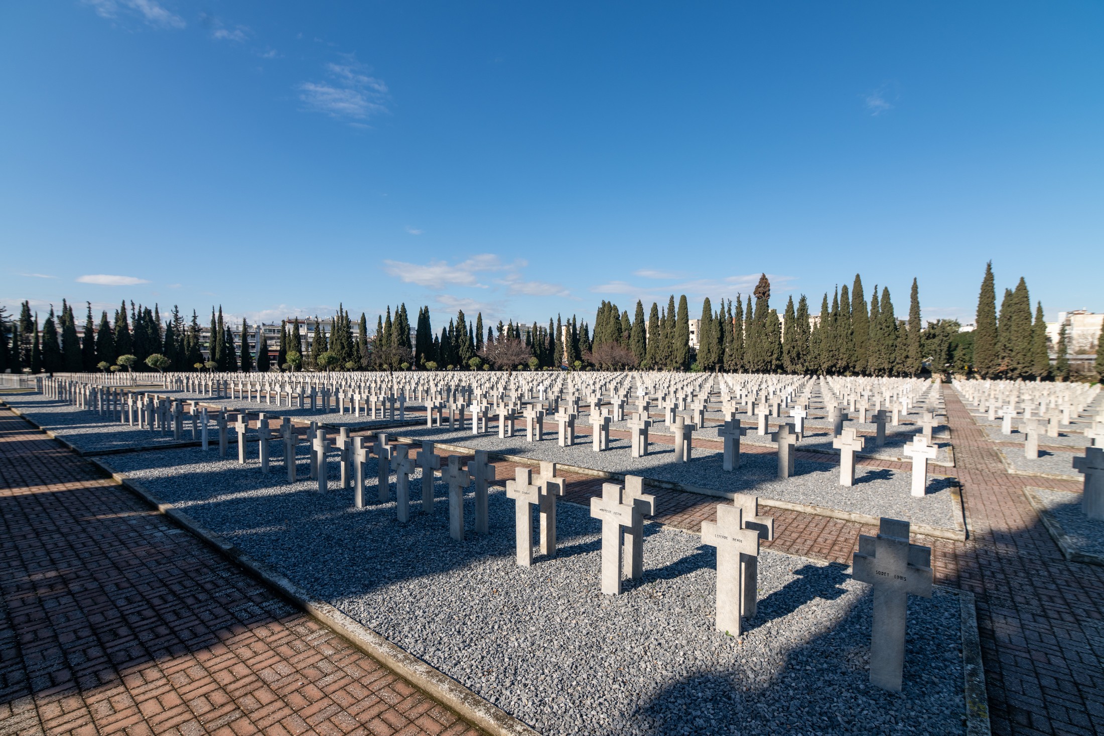 The Zeitenlik Allied Military Cemetery